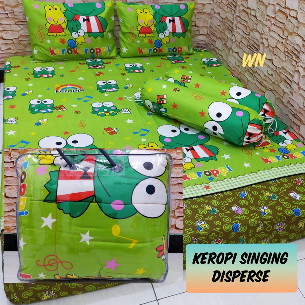 waty grosir BEDCOVER MOTIF ANAK bnyak pilihan motif, bedcover homemade