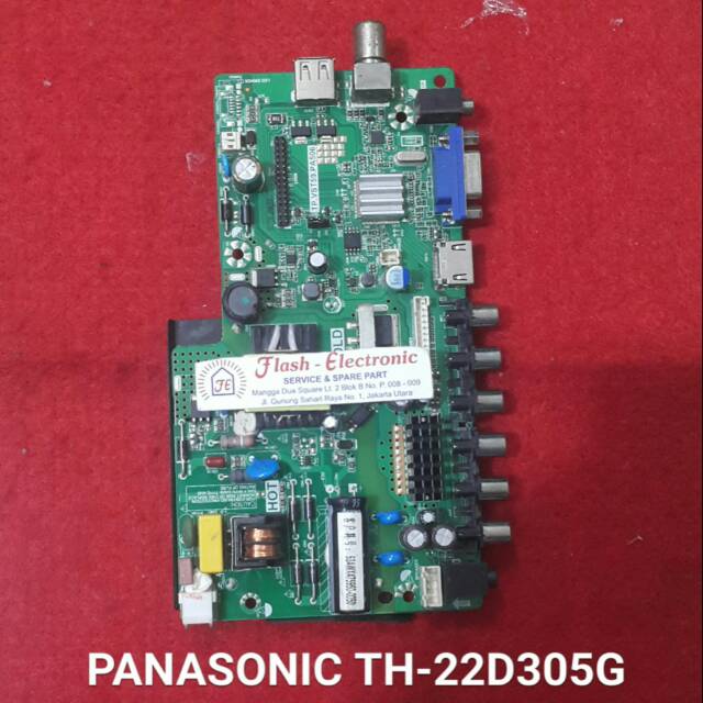 MESIN TV LED - MOBO - MOTHERBOARD - MB - MAINBOARD PANASONIC TH 22D305G