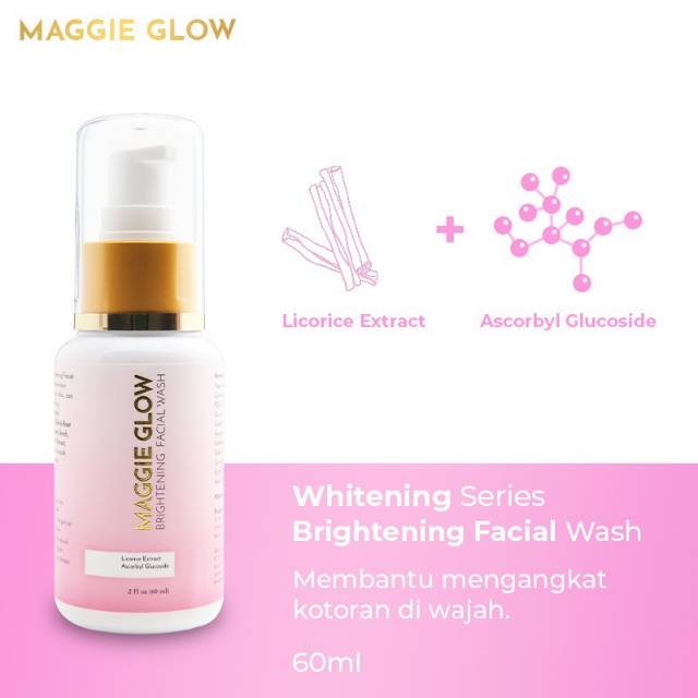 MAGGIE GLOW - Whitening Facial Wash with Licorice Extract