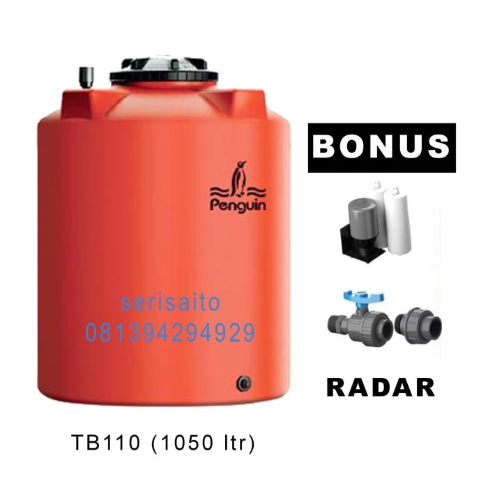 Toren Air Penguin 1000 Liter Tangki Air Penguin Tandon Air