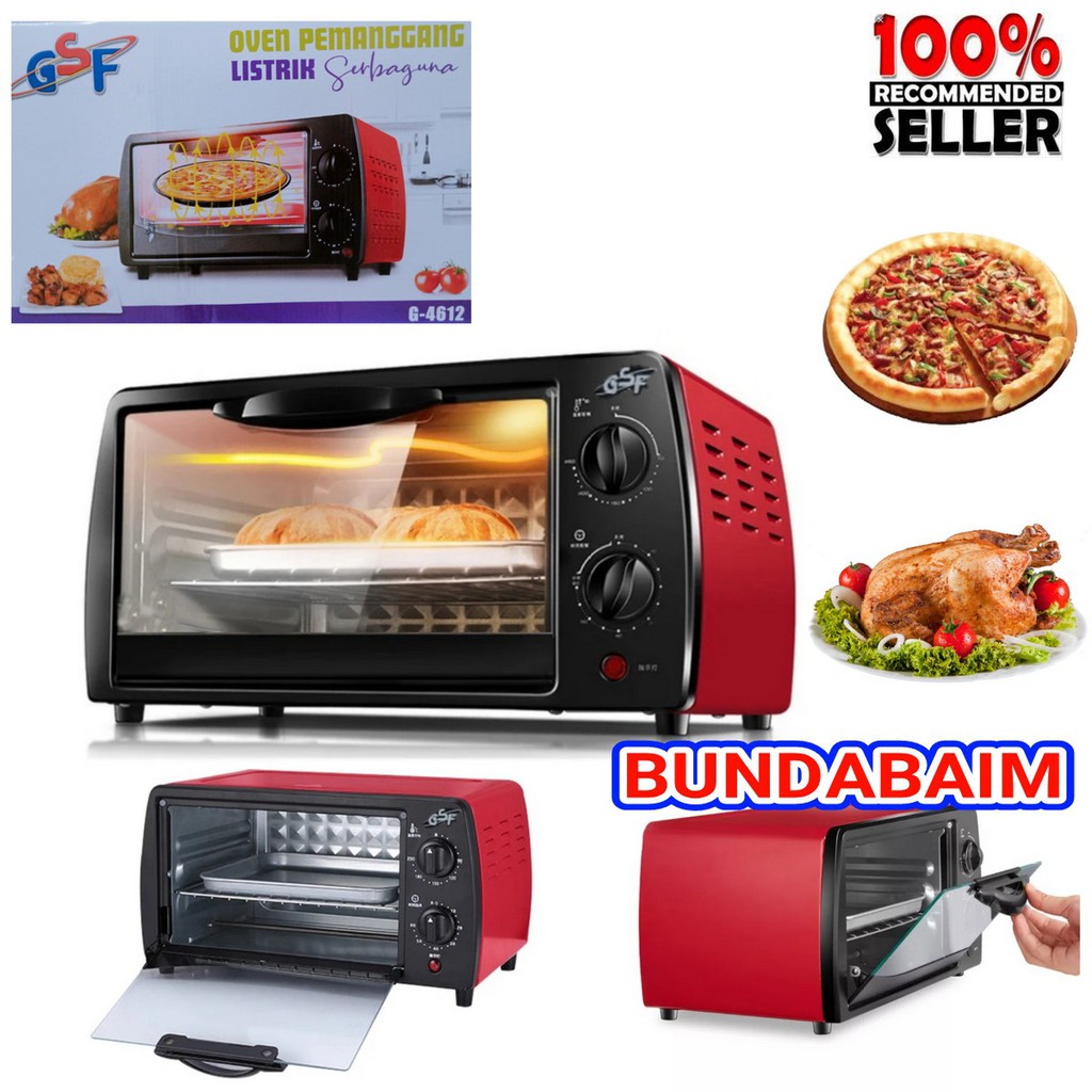 OVEN LISTRIK PEMANGGANG GSF OV3N5 / ALAT PANGGANG SERBAGUNA GSF G-4612