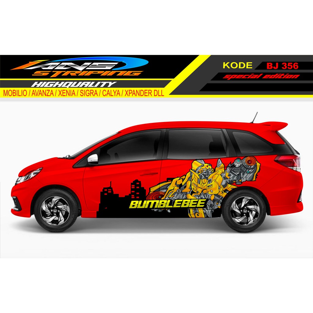 STIKER MOBIL MOBILIO / STICKER MOBILIO / STIKER MOBIL TRANSFORMER