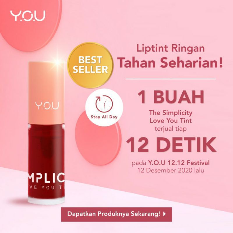 YOU The Simplicity Love You Tint / Lip Tint