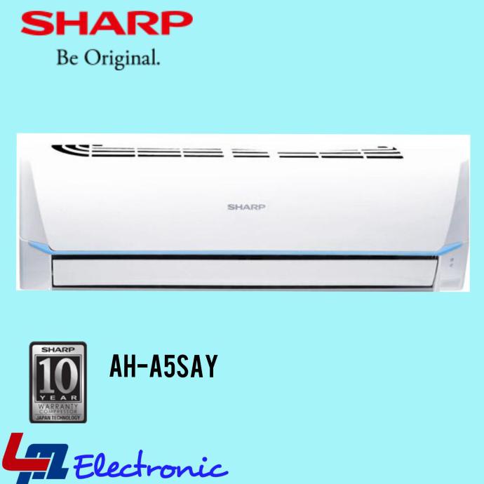 SHARP New Produk AC 1/2PK Made in Thailand AH-A5SAY / AU-A5SAY / 5SAY .