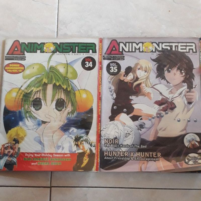 Majalah animoster 7.500 dapet 2