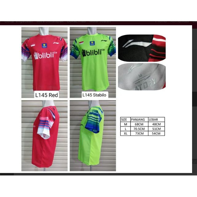 Langsung Order Kaos Li ning Praven-Melati All England 2020 terbaik