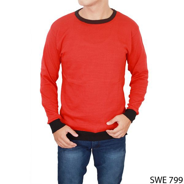 Baju Sweater Rajut Rajut Merah – SWE 799