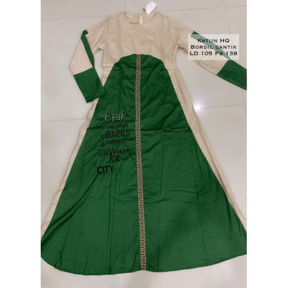 gamis Inayah replika dannis kW dannis