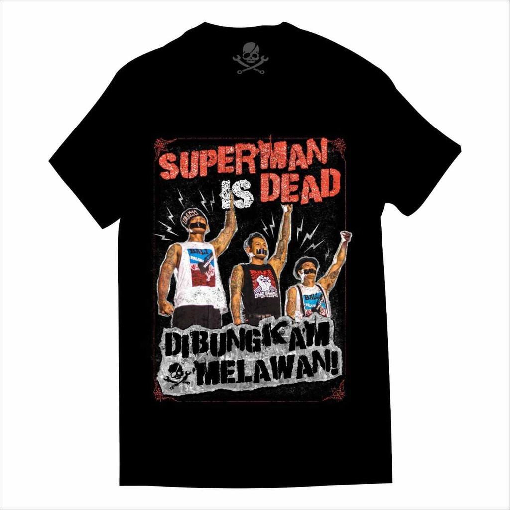 KAOS PENDEK SUPERMAN IS DEAT ORIGINAL DISTRO - KAOS PENDEK SUPERMAN IS DEAD TERBARU