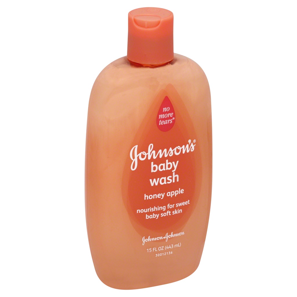 Johnson's Baby Wash Honey Apple, Nourishing for Soft Skin (443mL)