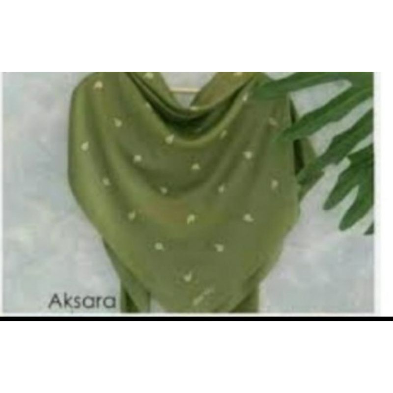 jilbab segi 4 umama motif dennay aksara