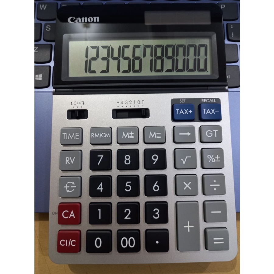 

KALKULATOR PAJAK CANON DEKSTOP TAX CALCULATOR 12 DIGIT BS-1220TG