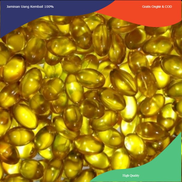 Minyak Ikan Eceran / Fish Oil Vitamin Untuk Anjing Kucing - Per Butir