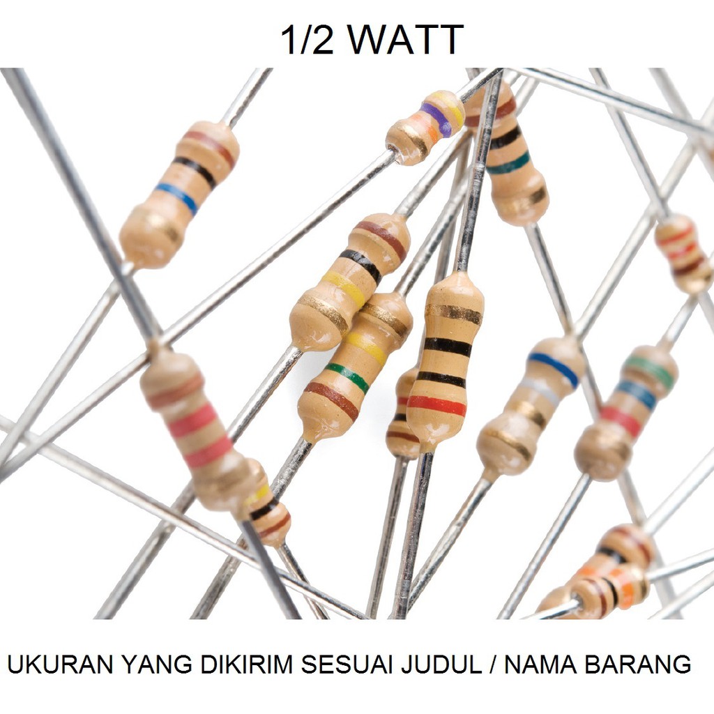 Jual RESISTOR 47.000R 47K OHM 1/2 0.5 WATT | Shopee Indonesia