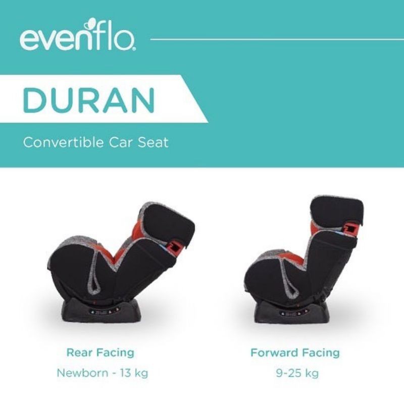 Cocolatte Carseat 858 Evenflo duran + Kursi Mobil Bayi