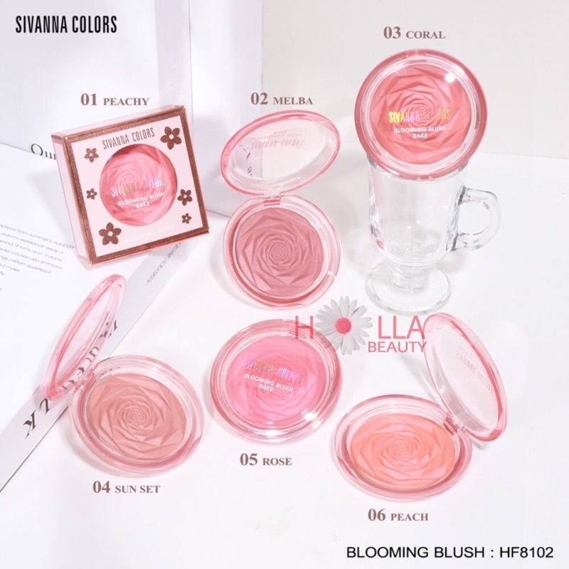 Sivanna Colors Blooming Blush Bake HF8102/Blush on/Kosmetik/Makeup/Kosmetik thailand