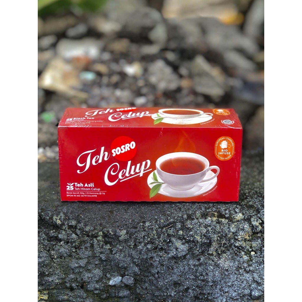 

Teh Sosro Celup Black Tea/Teh Hitam(Isi 30 Kantong)