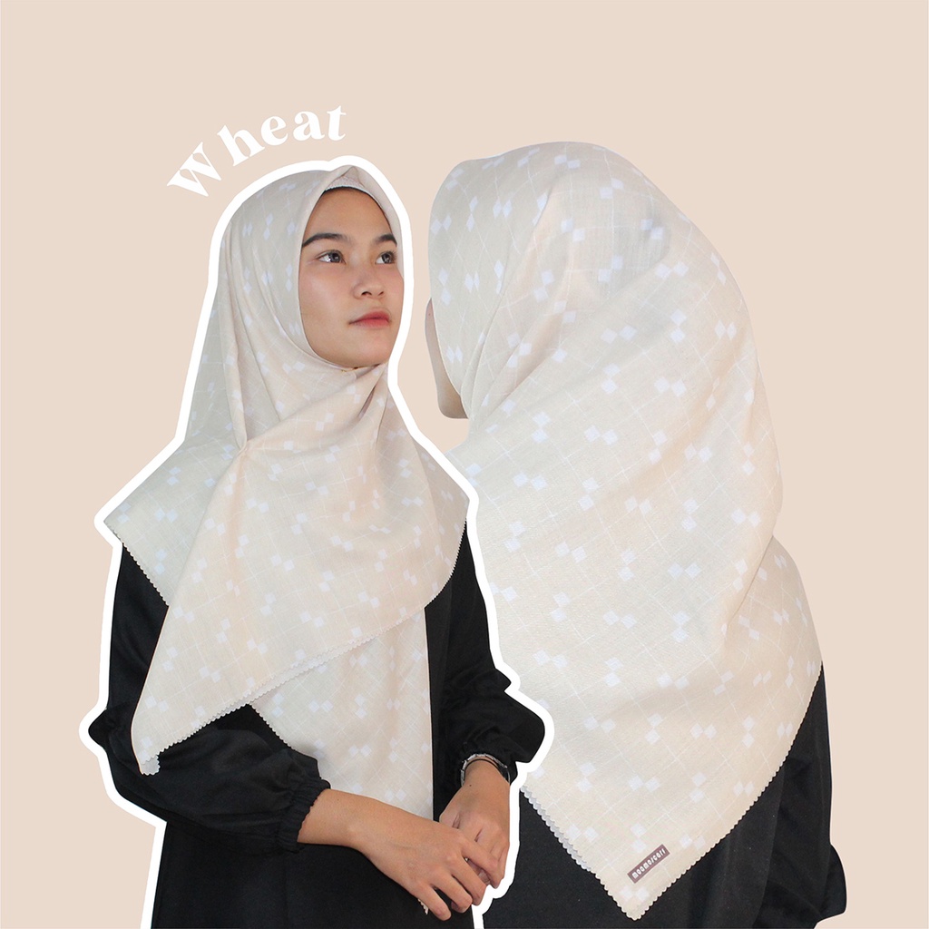 Kerudung Segi Empat 110x110 | Hijab Voal Premium | Jilbab Basic Series