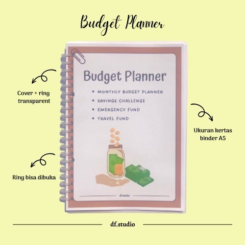

FINANCIAL PLANNER Monthly Budget Planner, Savings Challenge, Emergency Fund [Size A5]