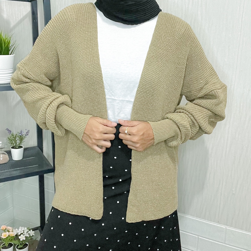 Fluor.inc - Cardigan Rajut Oversize / Cardigan Rajut Wanita Oversize / Cardigan Rajut Lizzy Oversize