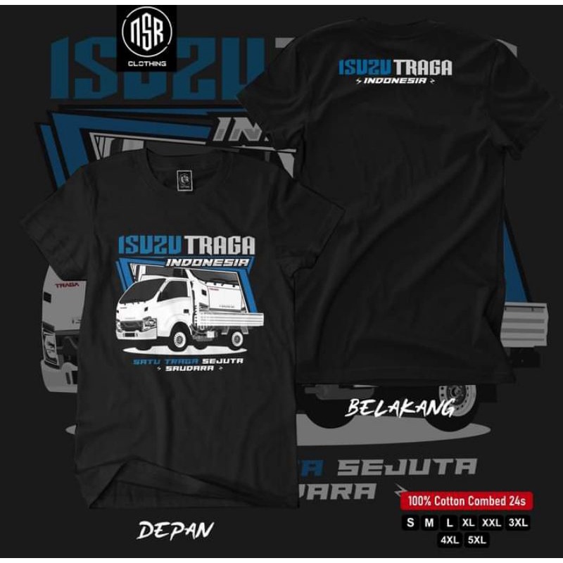 kaos isuzu traga /kaos mobil /baju komunitas