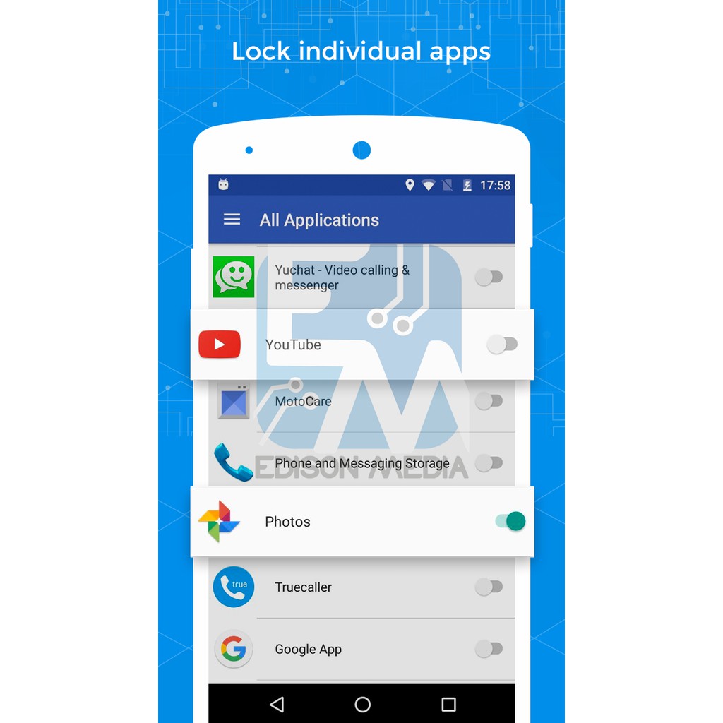Code Pengunci Aplikasi App Locker Berbasis Android