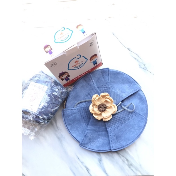 MASKER DUCKBILL 3PLY ANAK POLOS PUTIH HITAM ABU 1BOX ISI 50PCS