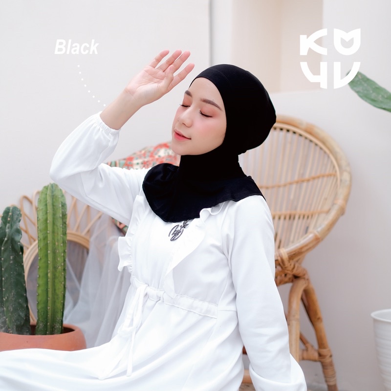 Koyu Hijab Iner Ninja Jersey Anti Gerah