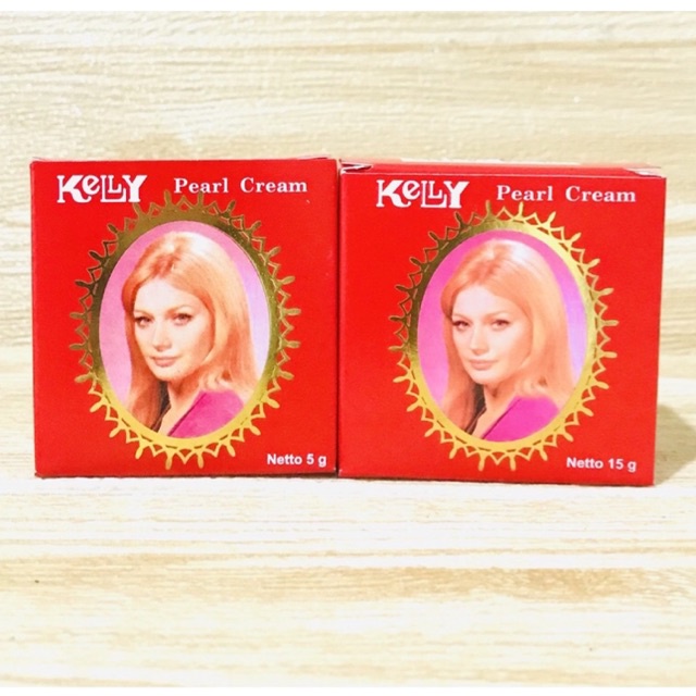 Kelly Pearl Cream | Krim Kelly | Mencerahkan Wajah | Menghaluskan Wajah