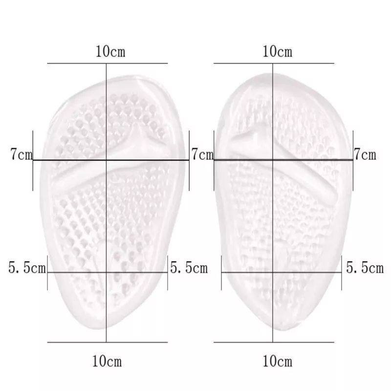 INSOLE GEL KAKI DEPAN WANITA INSOLE GEL SILICON BANTALAN SEPATU UNTUK KAKI PEGAL DPTB