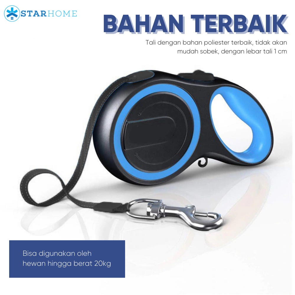 Tali Tuntun Hewan Otomatis Retractable Dog Leash Tali Tuntun Fleksibel Otomatis Tali Anjing Kucing Rantai Anjing Kucing Dog Harness