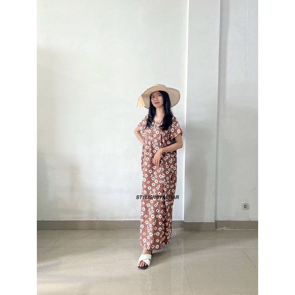 Daster Rayon Halus Panjang Busui Semata Kaki almar brand premium