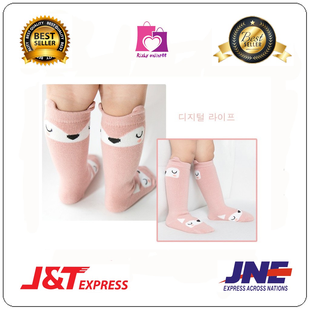 Rizkyonline88 kaus kaki anak balita kaos kaki panjang lucu BB05