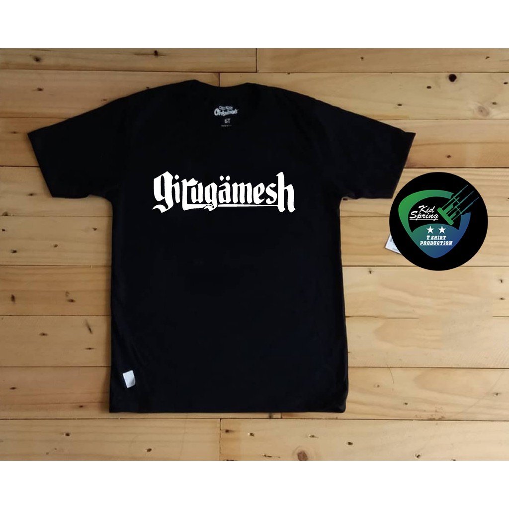 Kaos Anak Girugamesh (BISA COD) Baju Distro Band Rock Laki Perempuan Best Seller Hitam015