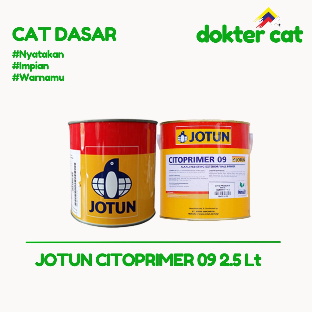 JOTUN CITOPRIMER 2.5 Lt / CAT DASAR JOTUN / CAT JOTUN / CAT DASAR / CAT MURAH