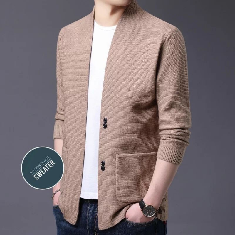 Sweater Rajut Blazer Pria/Blazer Variasi