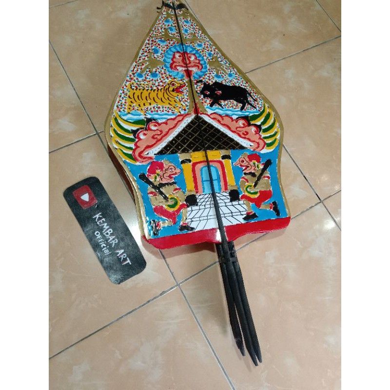 Jual Wayang Gunungan Wayang Kulit Kertas Gunungan Kayon Shopee Indonesia