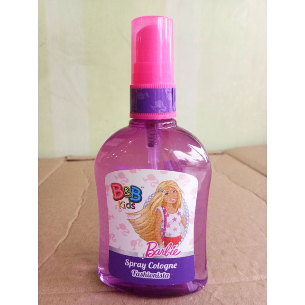 B&amp;B KIDS SPRAY COLOGNE PONNY APPLE RASBERRY, PINKIE PIE LILY, BARBIE FASHIONISTA, JUSTICE LEAGUE APPLE RASBERRY 125ML