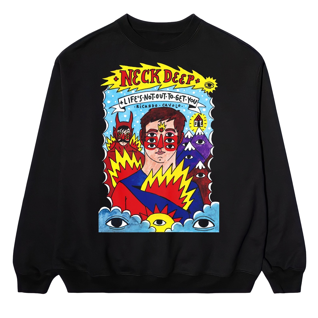 CREWNECK BAND NECK DEEP VINTAGE (UNISEX SWEATER)