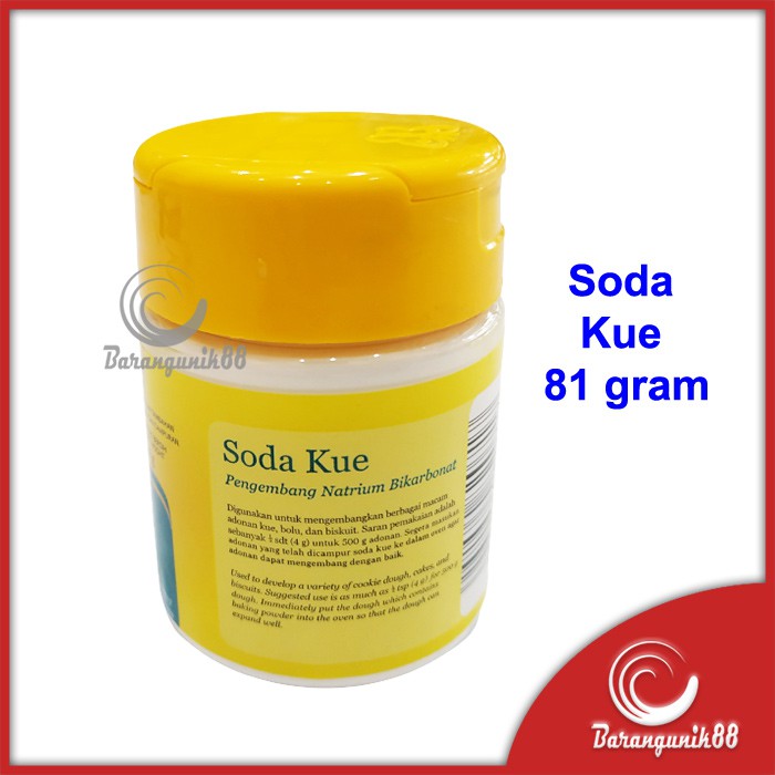 Koepoe Koepoe Soda Kue Pengembang Kue 81 gram Bahan Kue Baking Mix Kupu Kupu