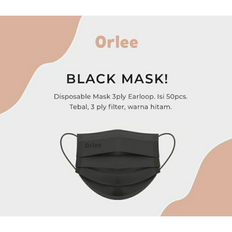 MASKER ORLEE | Masker orlee 50pcs | Masker orlee cantol | Masker orlee cantol 50pcs