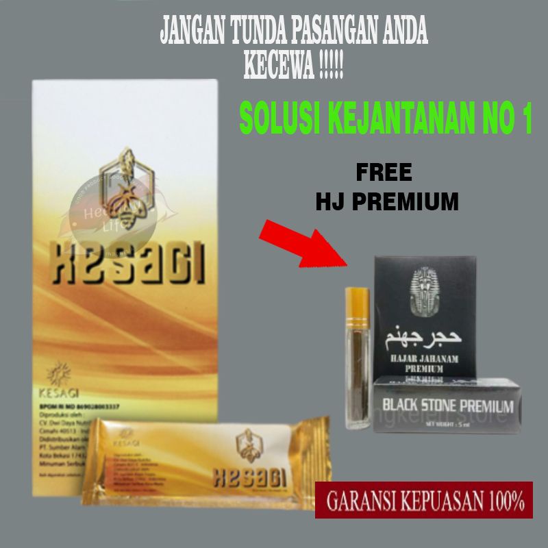 Madu Kesagi 1 Box Isi 5 Sachet Original