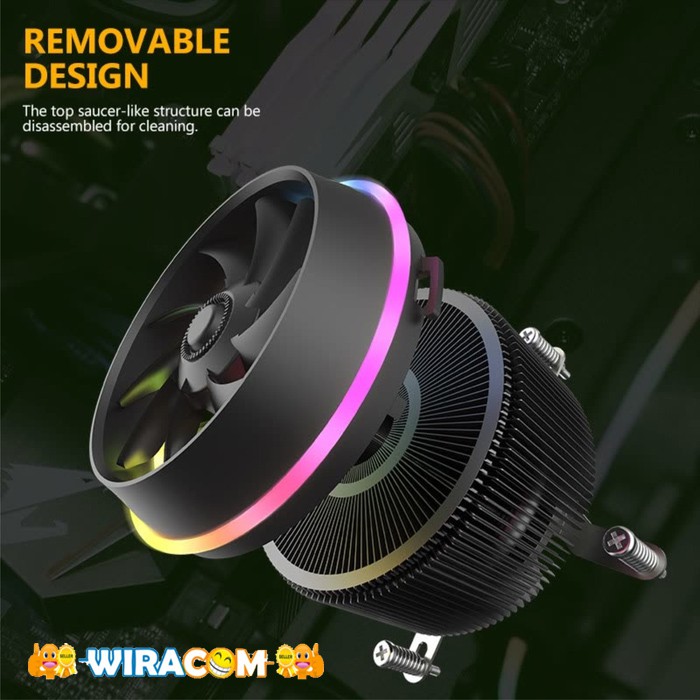 AIGO DARKFLASH SHADOW PRO RGB - CPU COOLER Suport Intel + AMD