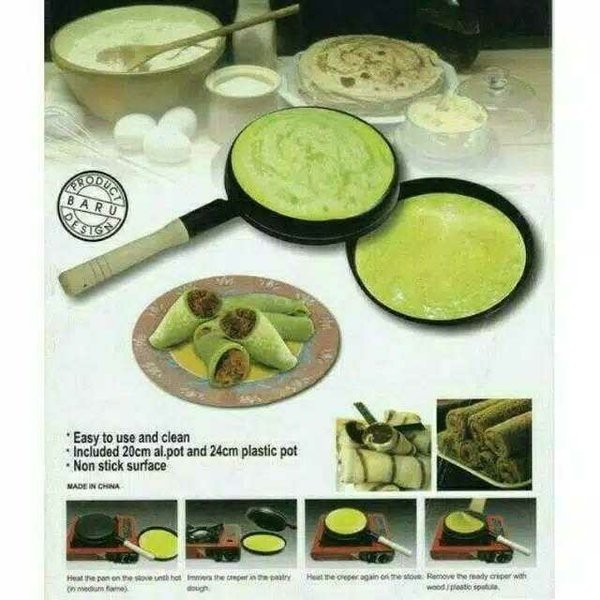 Creper Maker - Galaxy crepe - Wajan Kwalik - Crepes - crepper - Wajan Kebalik Serbaguna