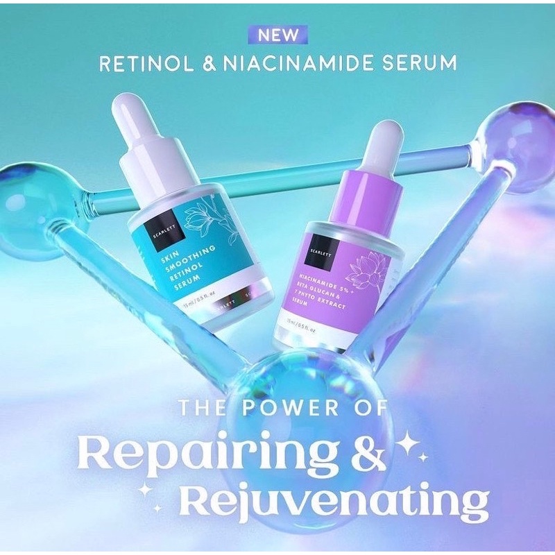 SERUM NIACINAMADE &SERUM RETINOL SCARLETT WHITENING