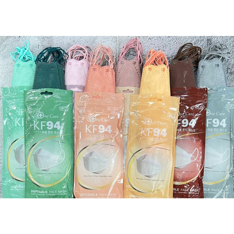 Masker KF94 One Care Warna 10pcs/pack