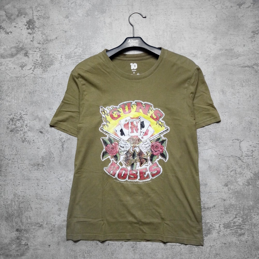 Kaos Band Gun N Roses Bronze Second Branded Original