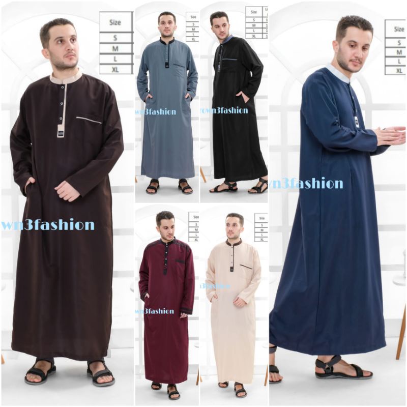 Jubah Ikhwan gamis arab pria terpopuler ABG Tanggung dan Dewasa✔COD OK