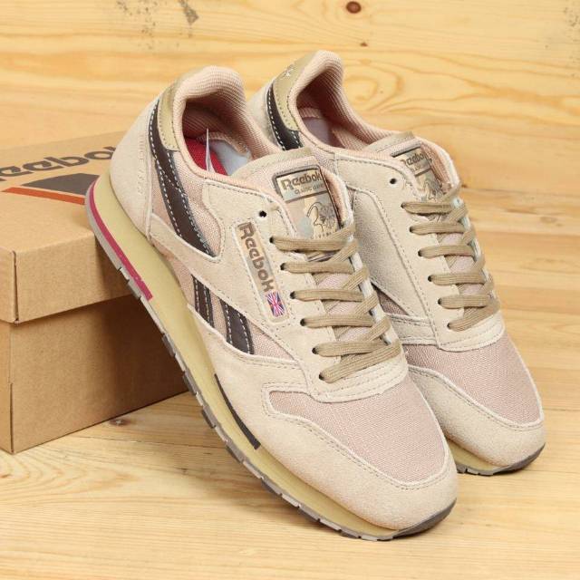 brown reebok classic