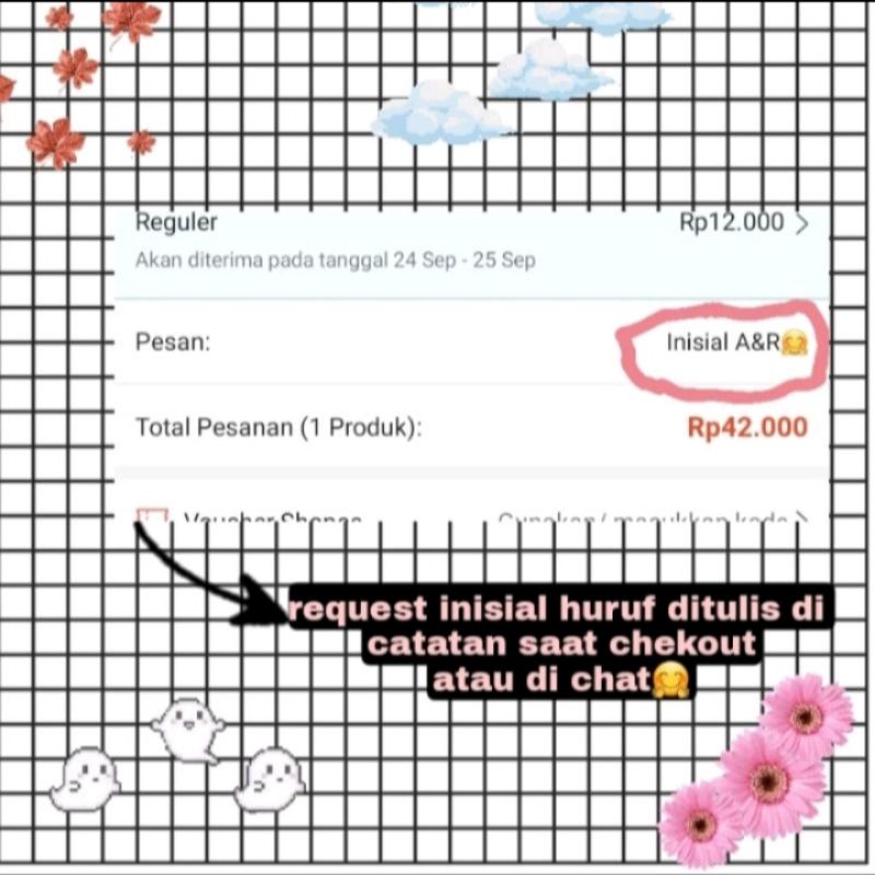 [2pcs ] Gelang Couple Magnet Gelang Inisial Huruf Kotak Hitam Gelang Tali Korea-2